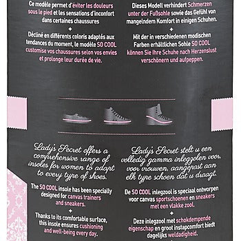 Accessoires femmes Lady's Secret  SEMELLE MÉMOIRE DE FORME  Rose