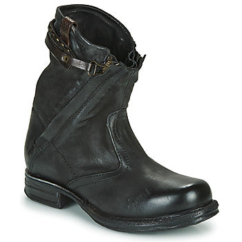 Boots femmes Airstep / A.S.98  SAINT METAL ZIP  Noir