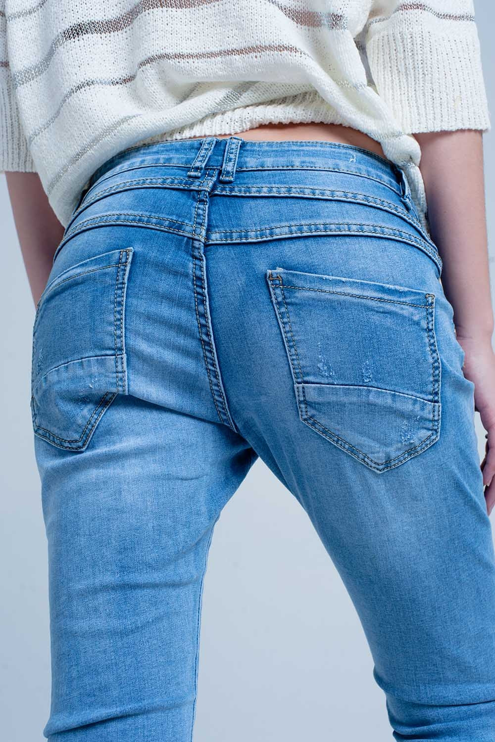 Jean boyfriend effet vieilli