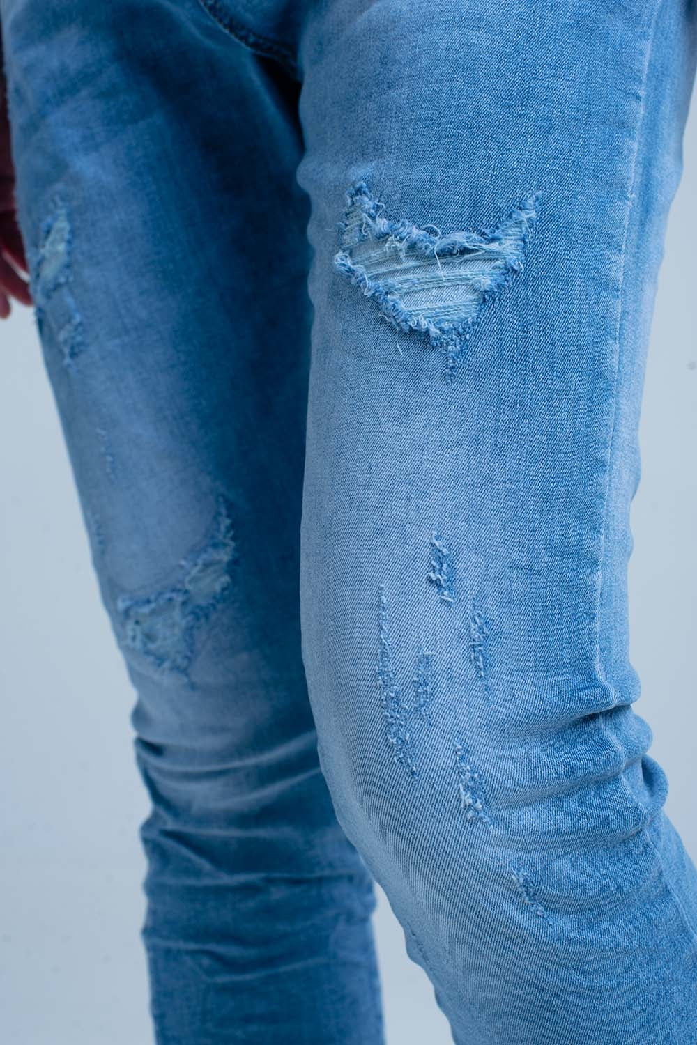 Jean boyfriend effet vieilli
