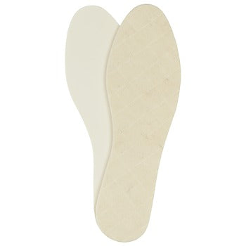 Accessoires femmes Famaco  SEMELLE CHAUDE "LAINE PIQUEE" FEMME T35-40  Blanc
