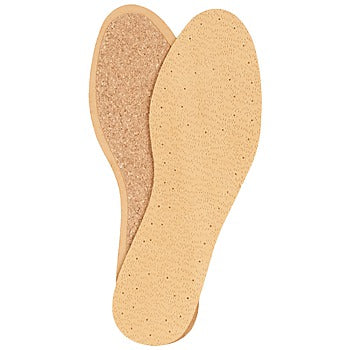Accessoires femmes Famaco  SEMELLE CONFORT CUIR PECARI / LIEGE FEMME T35-40  Marron