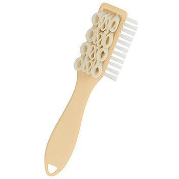Accessoires chaussures femmes Famaco  BROSSE CREPE AVEC MANCHE PLASTIQUE  Blanc