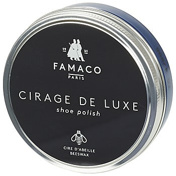 Cirage femmes Famaco  BOITE DE CIRAGE DE LUXE MARINE 100 ML  Bleu
