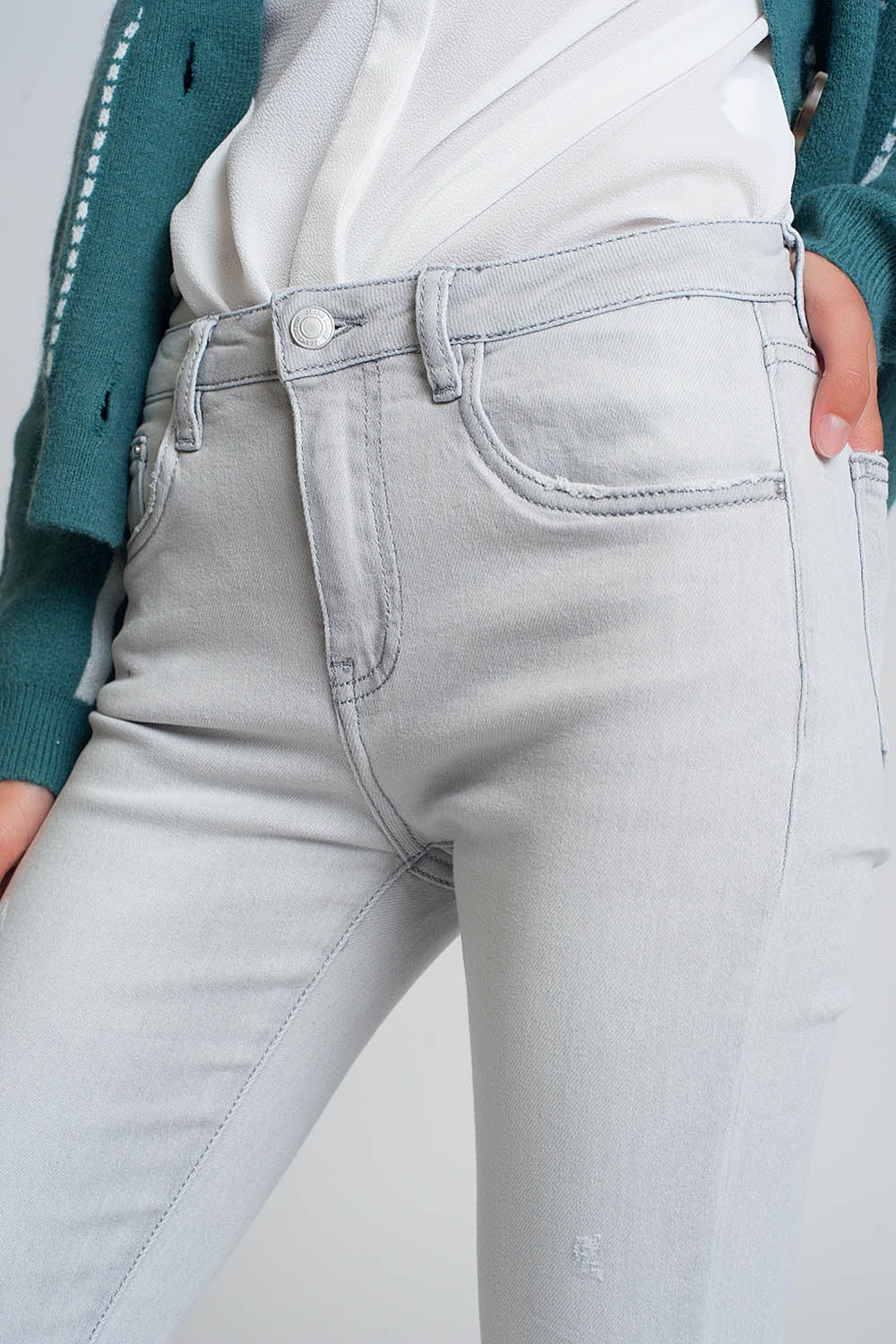 Jean skinny - Gris