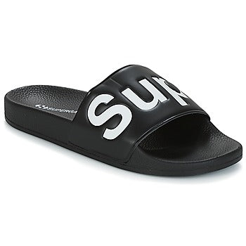 Claquettes femmes Superga  1908 PU U  Noir