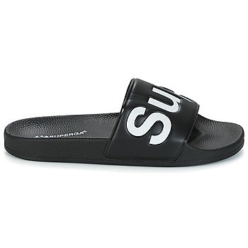 Claquettes femmes Superga  1908 PU U  Noir