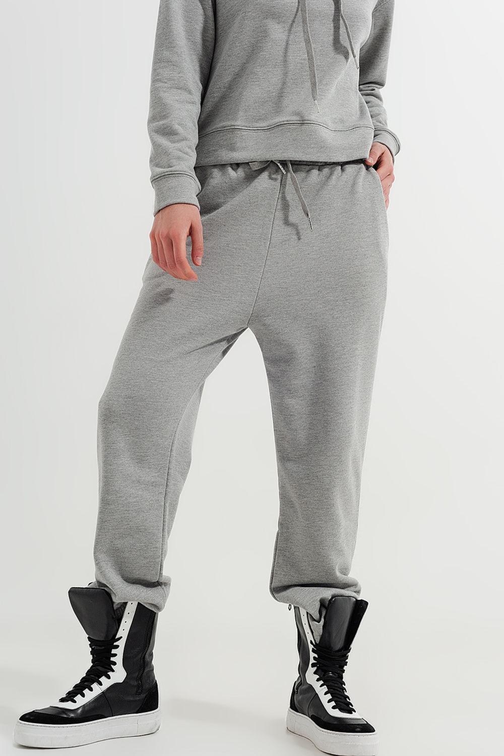 Jogger Gris clair chiné