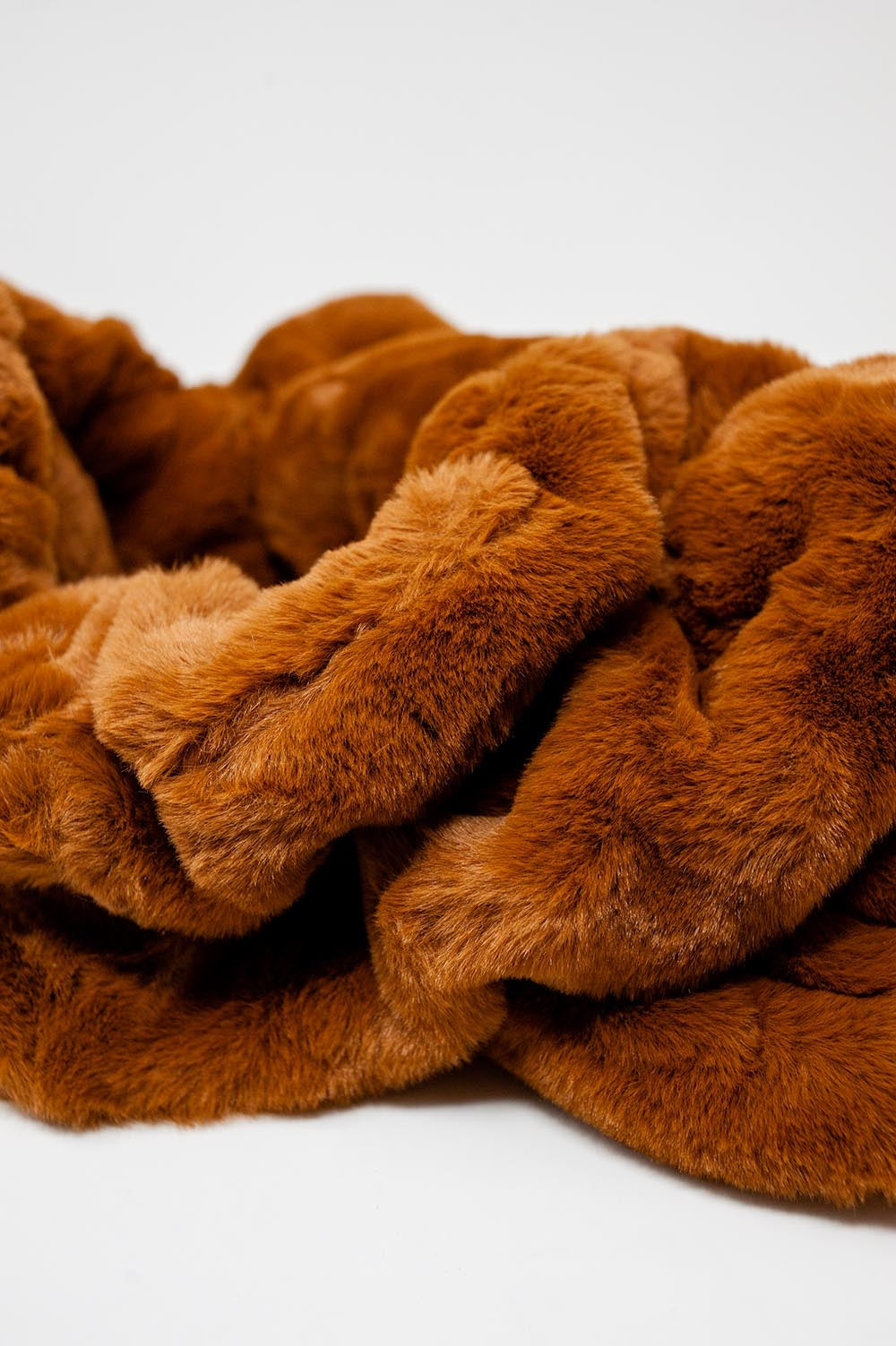 Col duveteux couleur camel