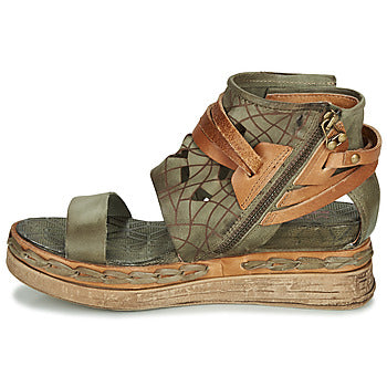 Sandales femmes Airstep / A.S.98  LAGOS  Kaki