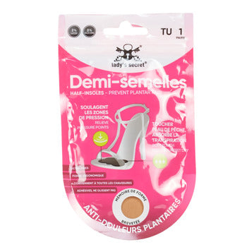 Accessoires femmes Lady's Secret  COUSSINET ANTIDERAPANTE NO SCRATCH  Marron