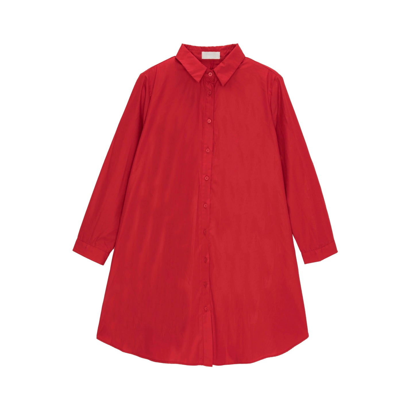 Chemise oversize en rouge vif