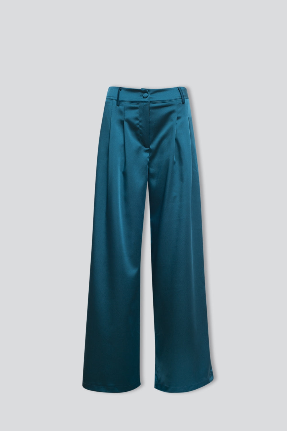 Pantalon à pinces turquoise
