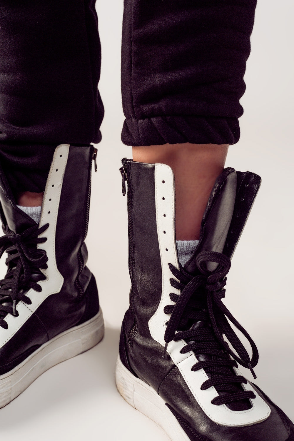 Jogger en coton noir