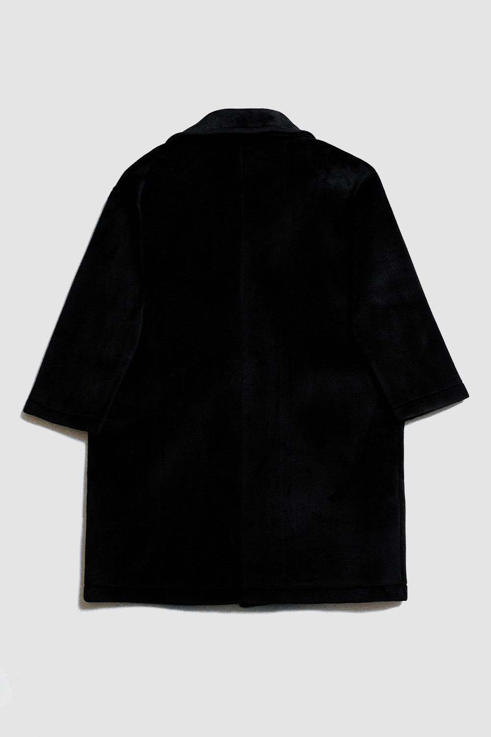 Coat en daim synthétique noir