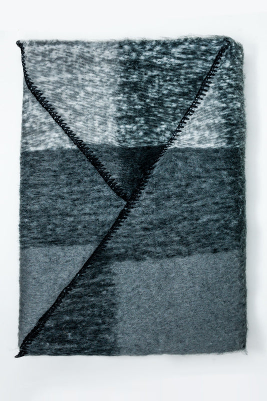 Foulard en noir et blanc