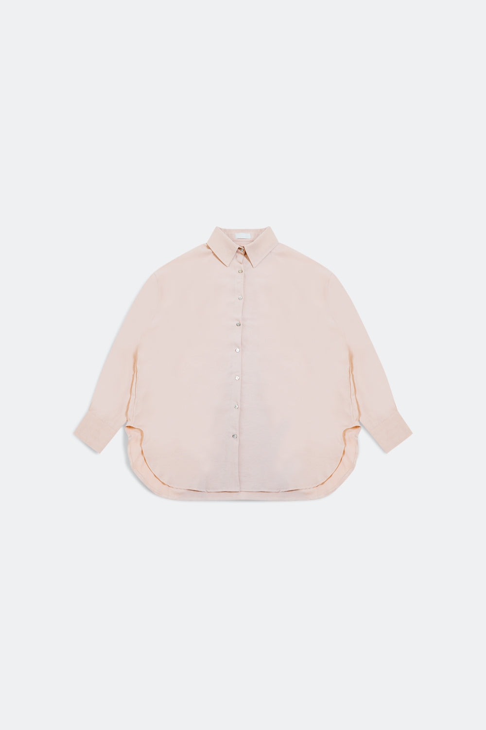Chemise oversize à poche en beige