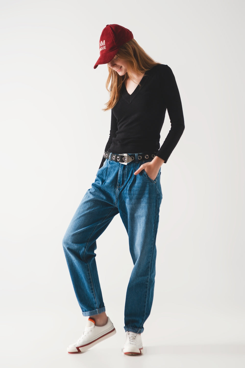 Jean skateur fuselé style en coton