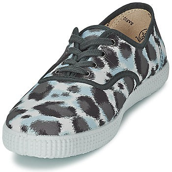 Baskets basses femmes Victoria  INGLESA ESTAMP HUELLA TIGRE  Gris