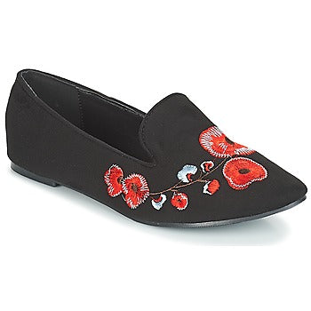 Mocassins femmes Moony Mood  JASMINY  Noir