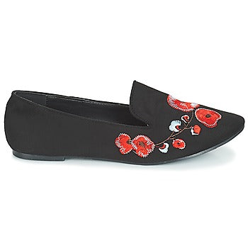 Mocassins femmes Moony Mood  JASMINY  Noir