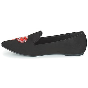 Mocassins femmes Moony Mood  JASMINY  Noir