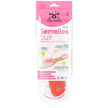 Accessoires femmes Lady's Secret  SEMELLES CUIR  Rouge