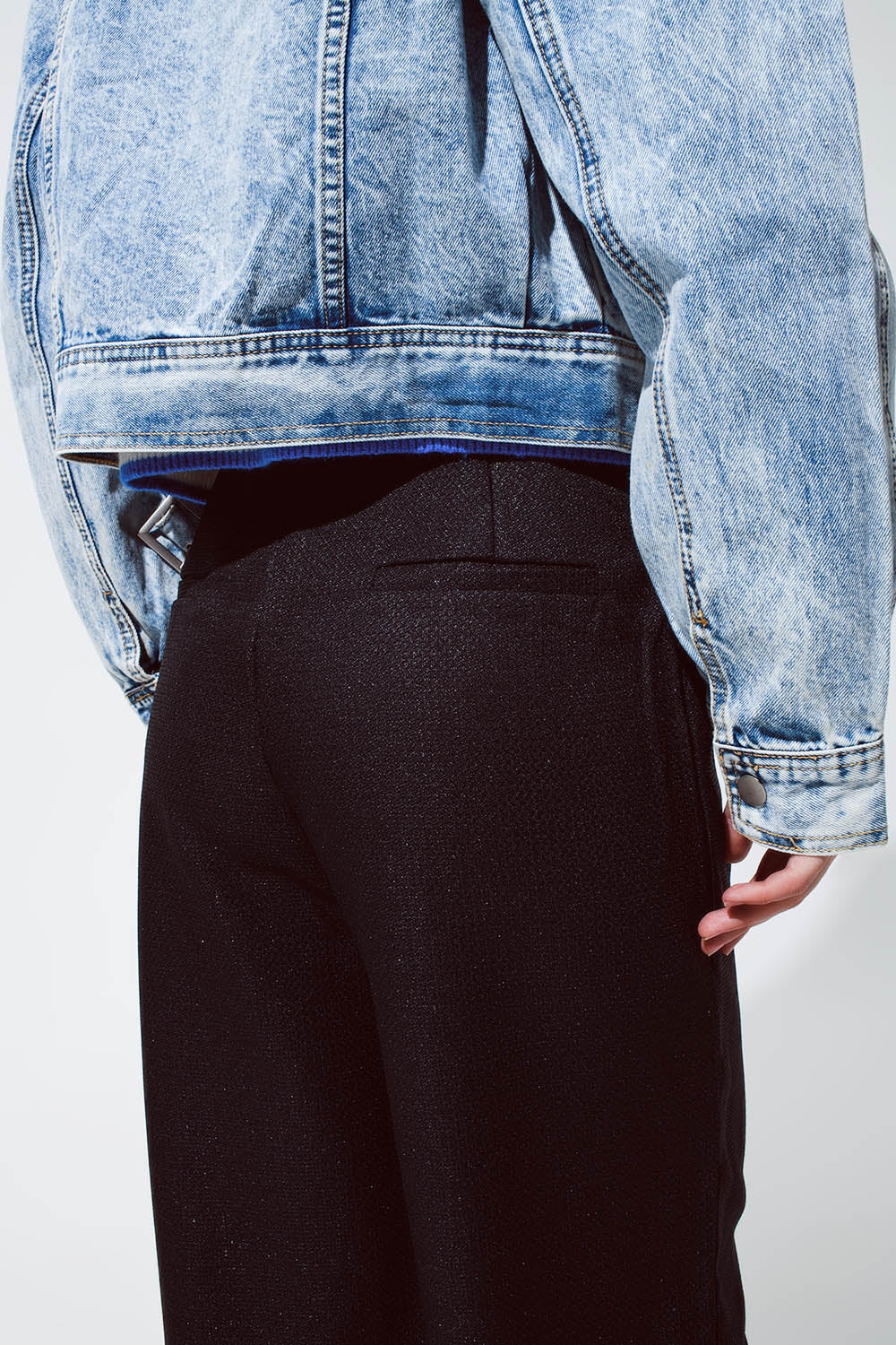 Pantalon surdimensionné en noir