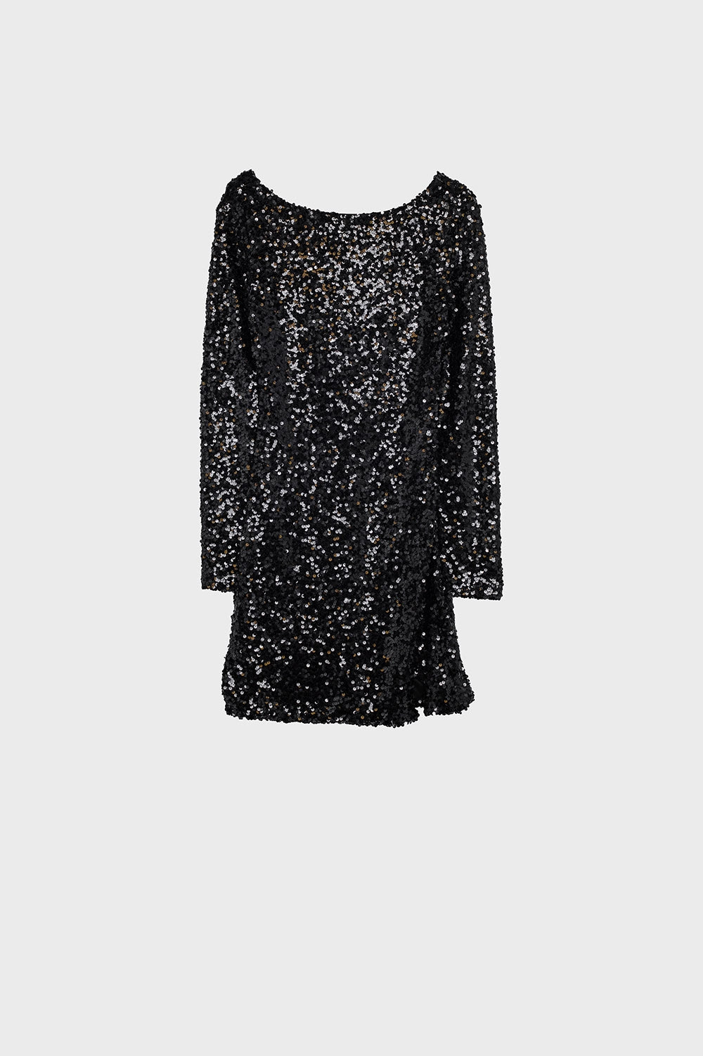 Robe courte ornementée Noir