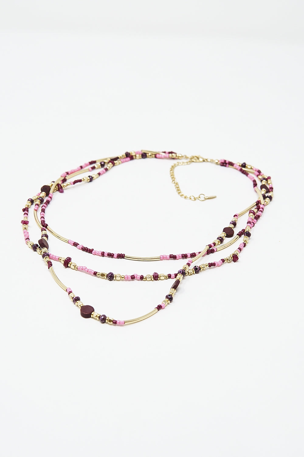 Collier 3 en 1 avec pierres multicolores