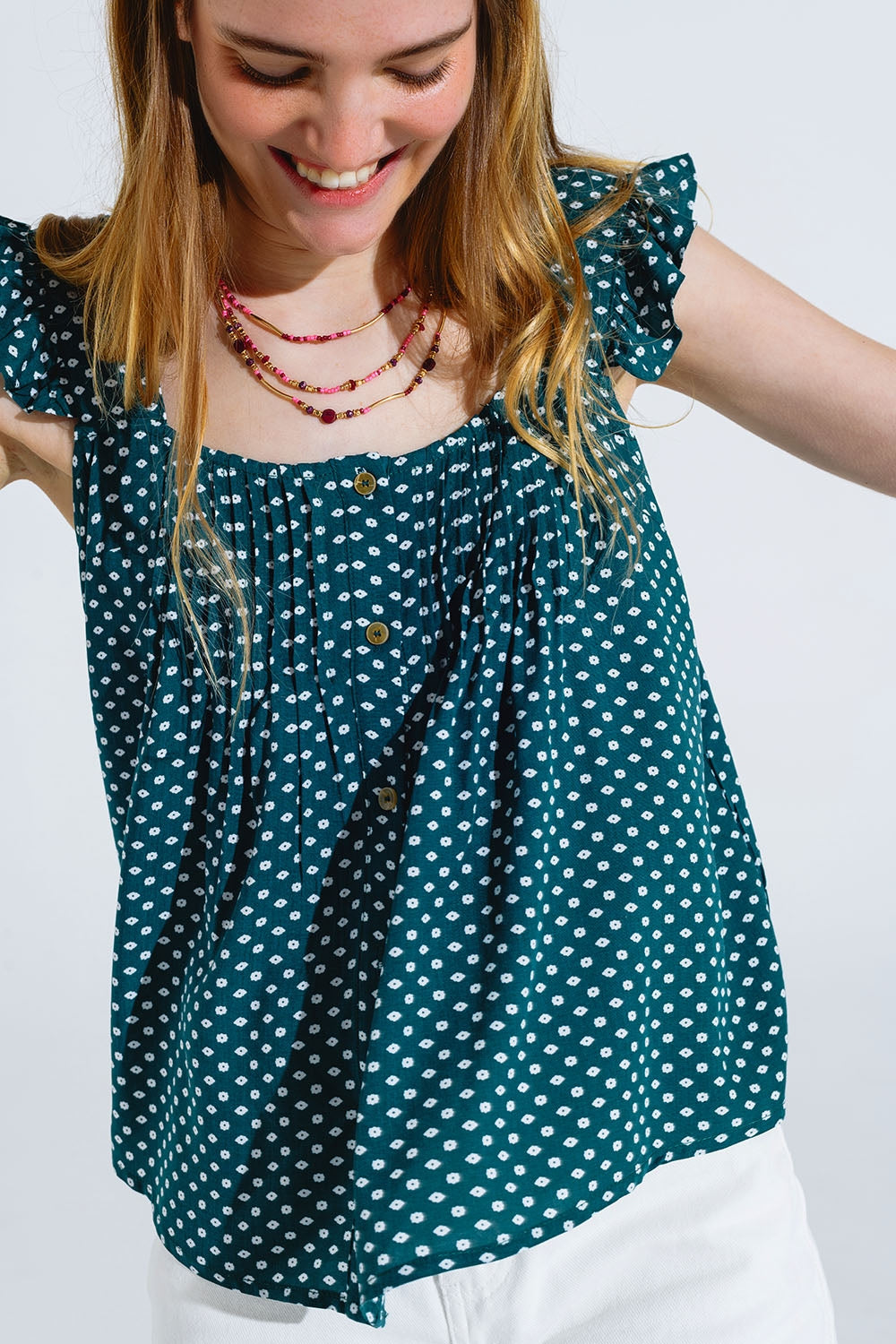 Collier 3 en 1 avec pierres multicolores