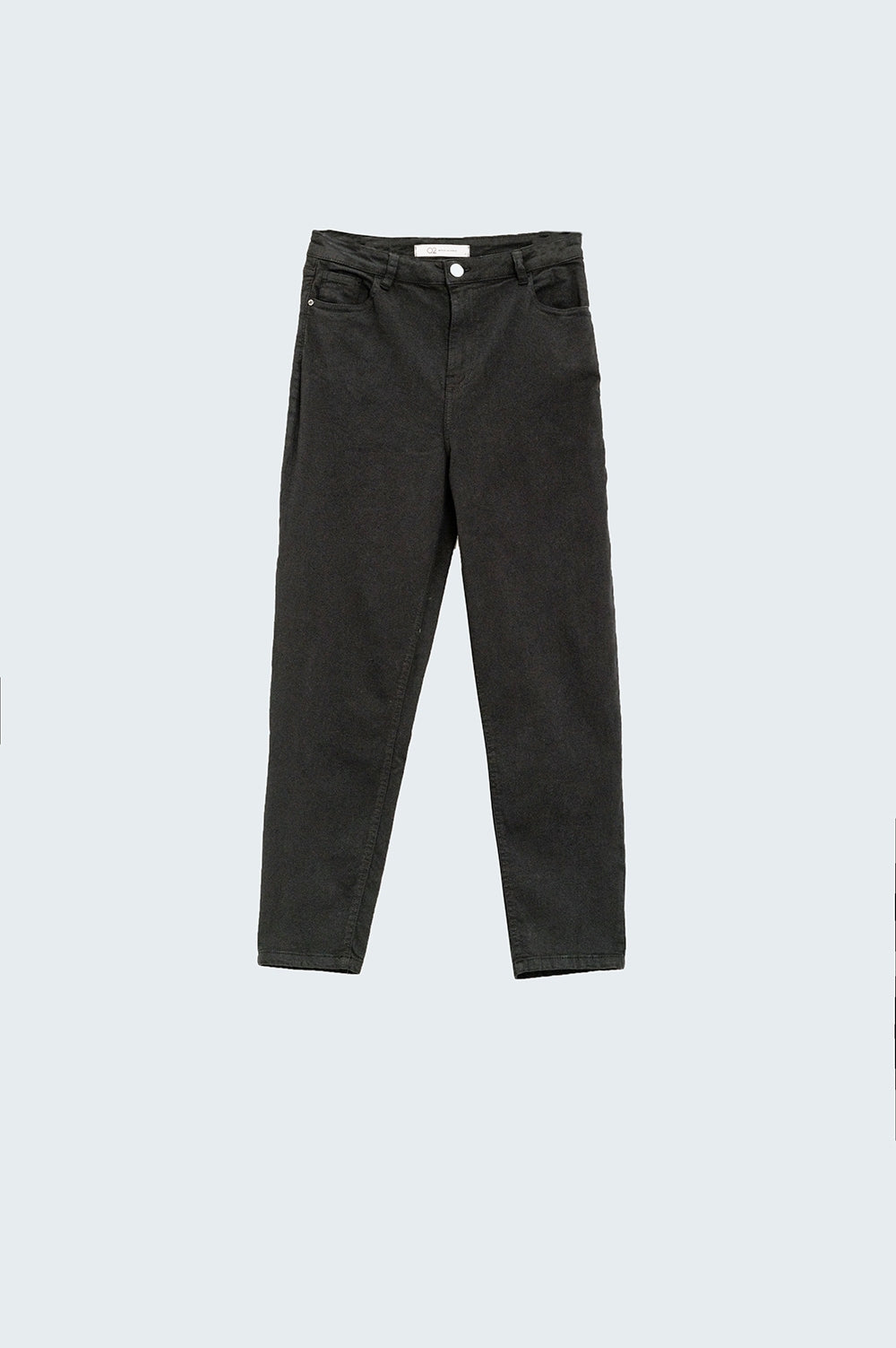 Jean basique skinny à la cheville en noir