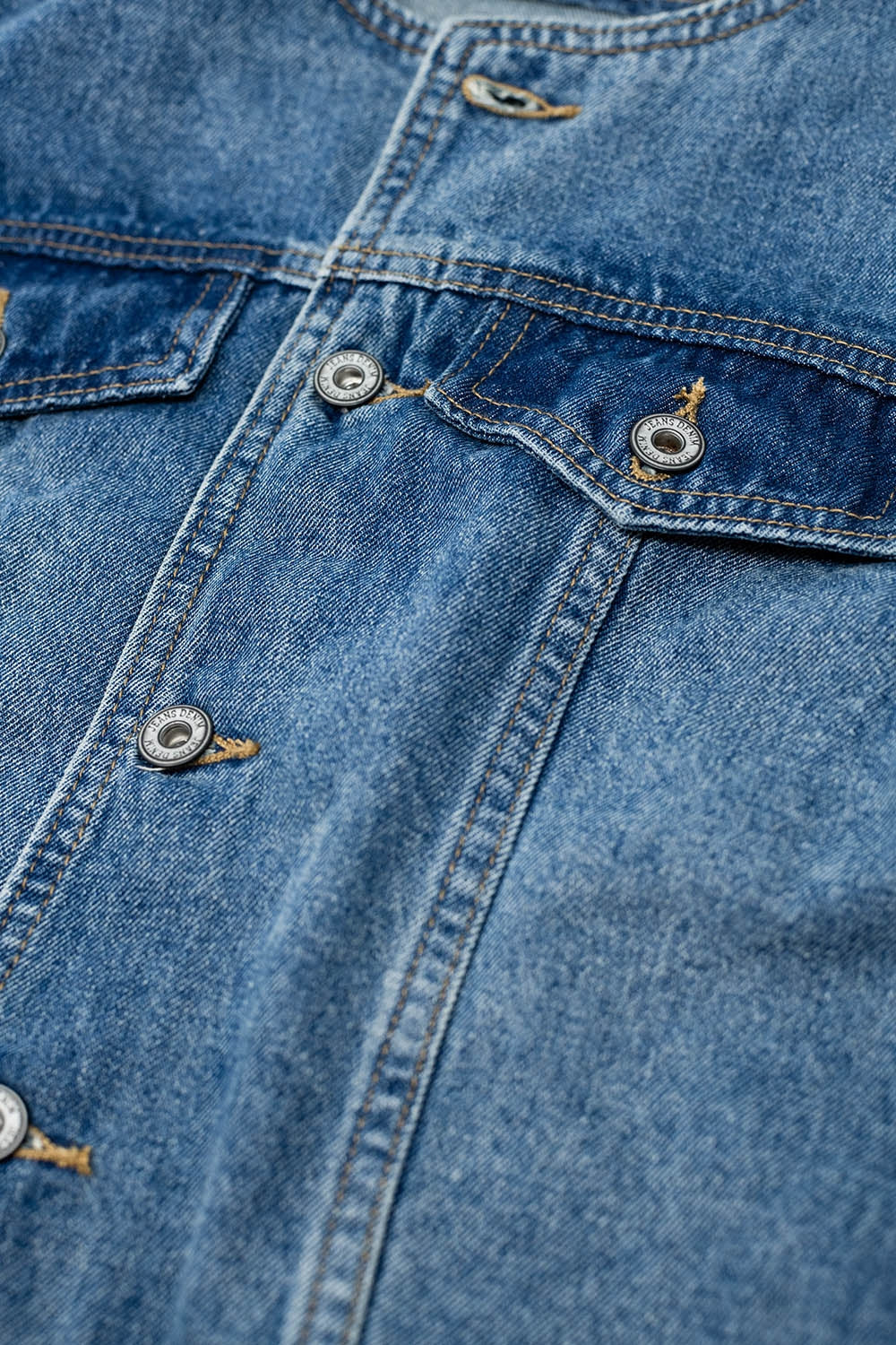 Veste en jean cropped CH Style en Mid Wash