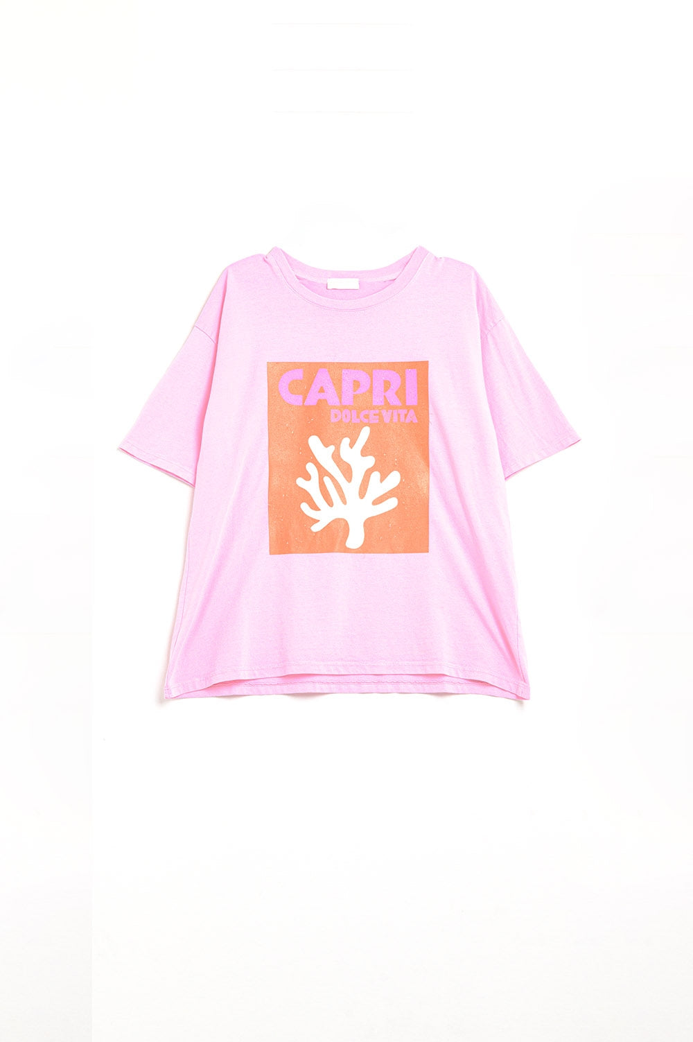 Bébé Rose Capri Dolce Vita T-shirt Fabriqué en Italie