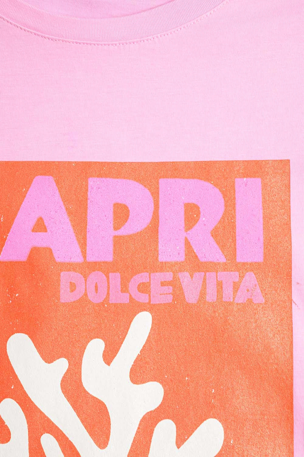 Bébé Rose Capri Dolce Vita T-shirt Fabriqué en Italie
