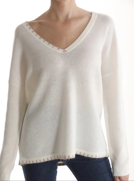 Q2 Cardigan blanc pour femmes