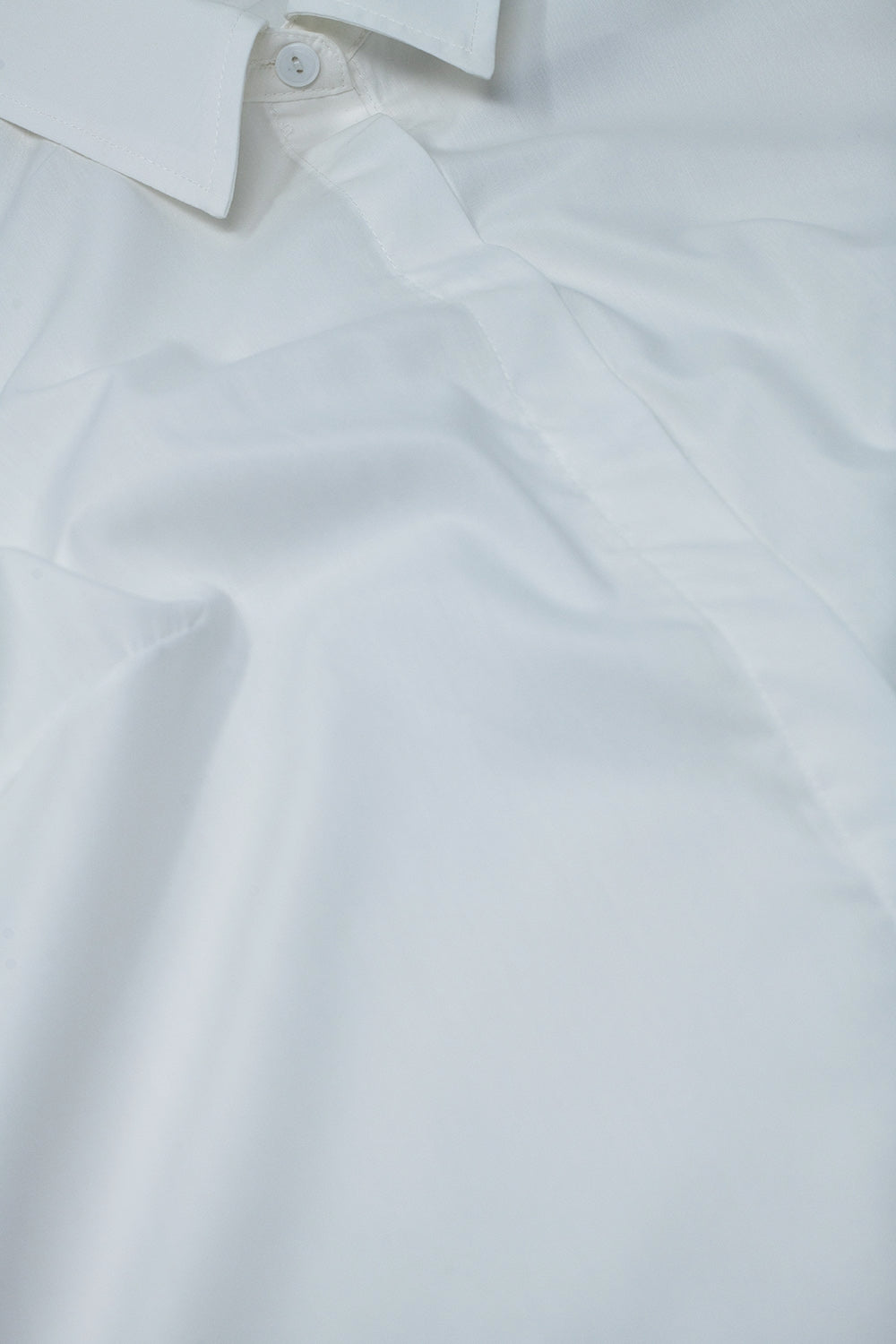 Chemise blanche Basic poplin à manches longues ballon