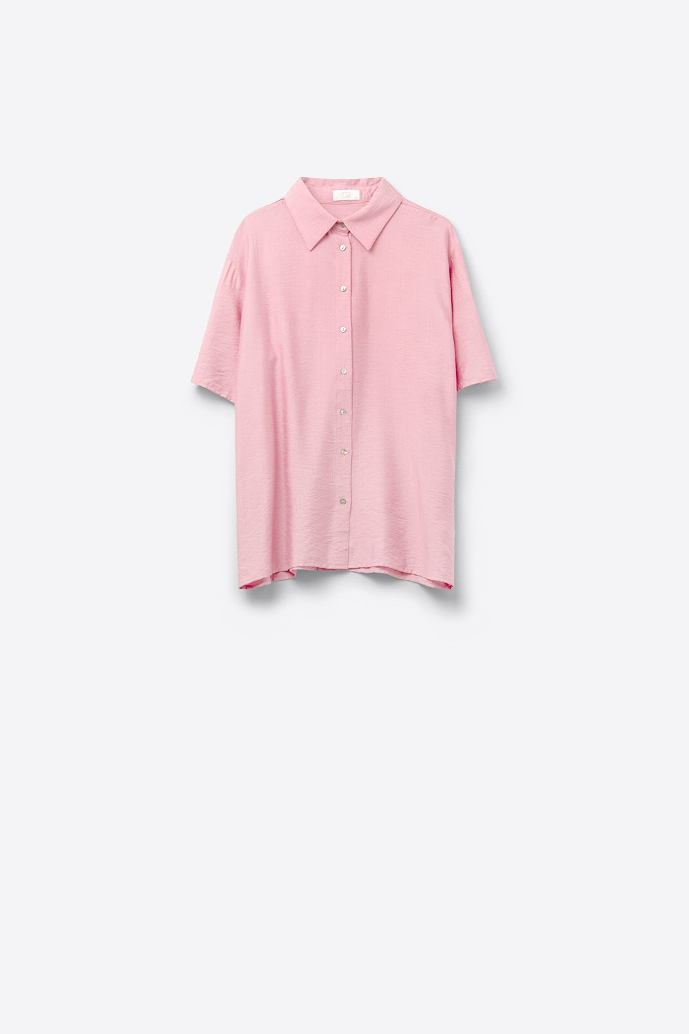 Chemisier à manches courtes en rose clair