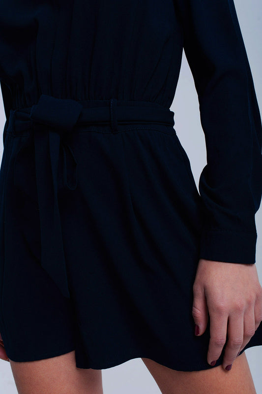 Q2 Combinaison navy avec dentelle