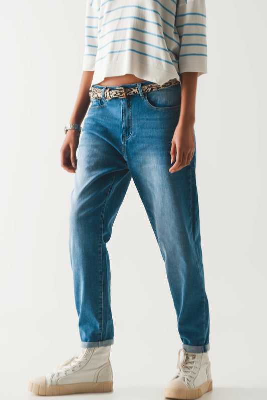 Q2 Jean boyfriend style années 90