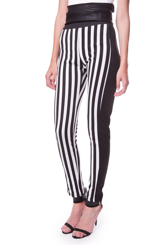 Q2 Leggings à rayures