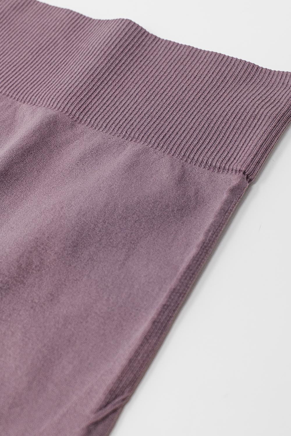 Leggings sans couture mauve