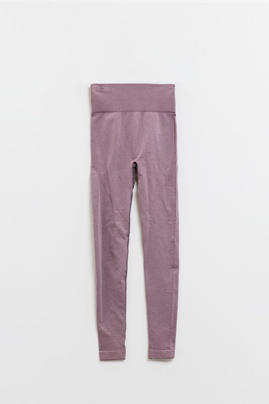 Q2 Leggings sans couture mauve
