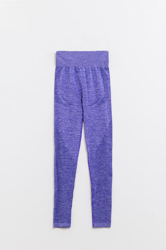 Q2 Leggings sans couture Violet
