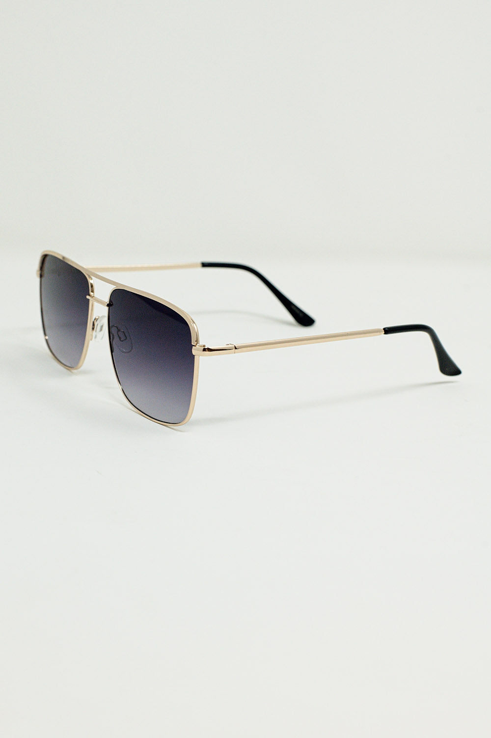 Lunettes de soleil Aviator Vintage avec monture dorée
