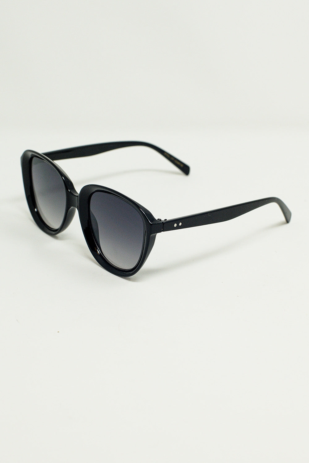 Lunettes de soleil Big Round en noir