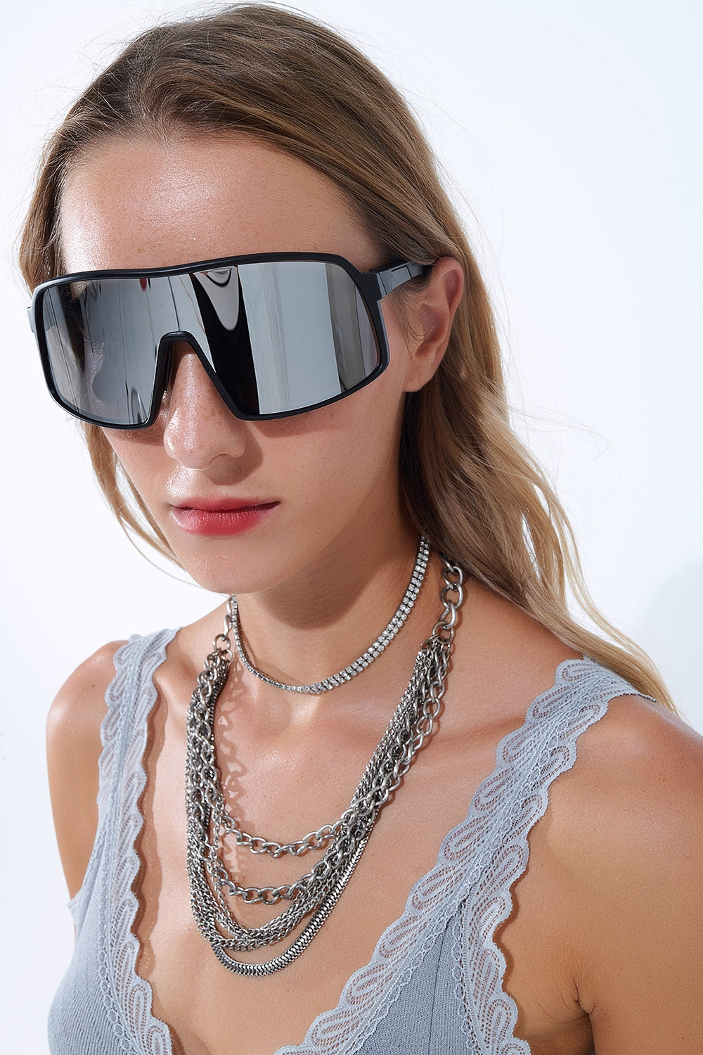 Lunettes de soleil sport polarisées en gris