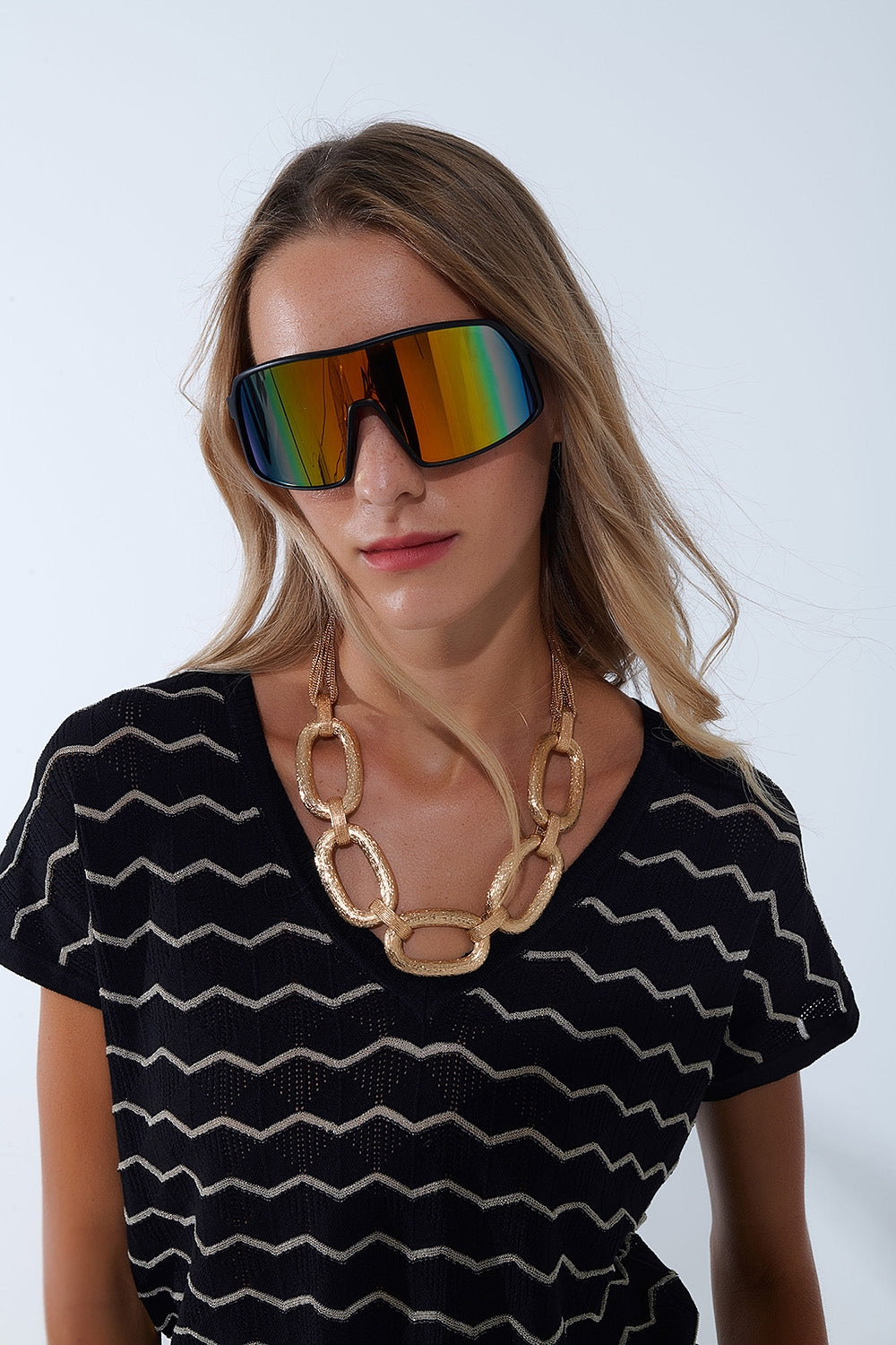 Lunettes de soleil sport polarisées en multicolore