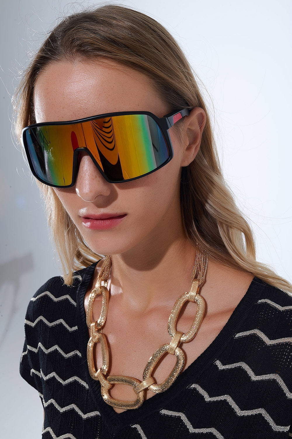 Lunettes de soleil sport polarisées en multicolore