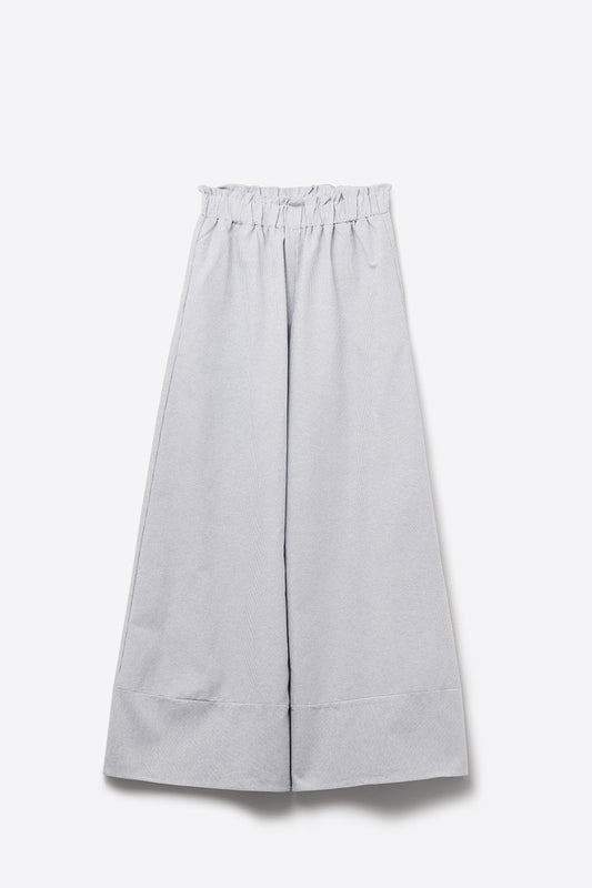 Q2 pantalon bleu rayé à jambe extra-large